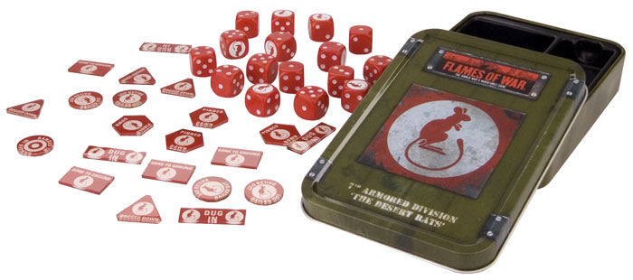 British 7th Armoured Division Gaming Set
