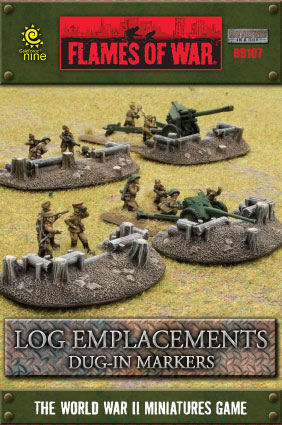Log Emplacements Dug In Markers