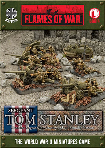 British 6 Pounder Anti Tank Platoon with Sergeant Tom Stanley