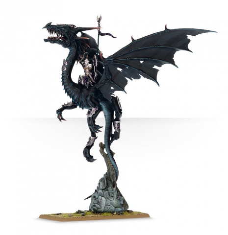 Dark Elf Dreadlord on Black Dragon