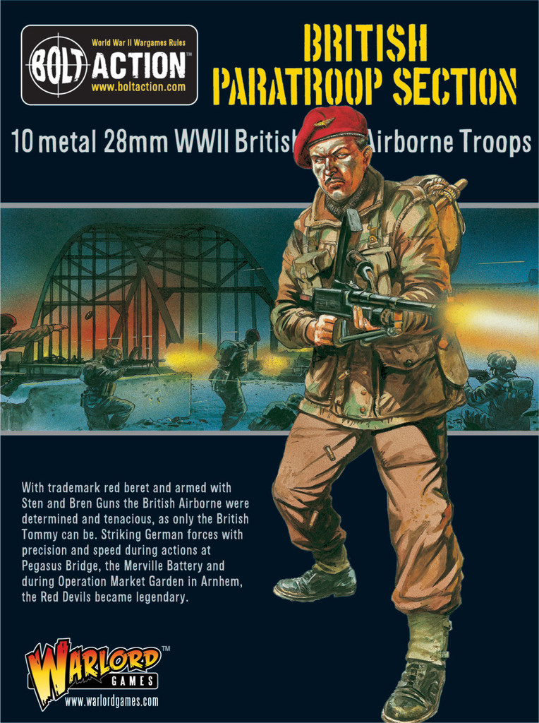 本 BRITISH PARATROOPS in action