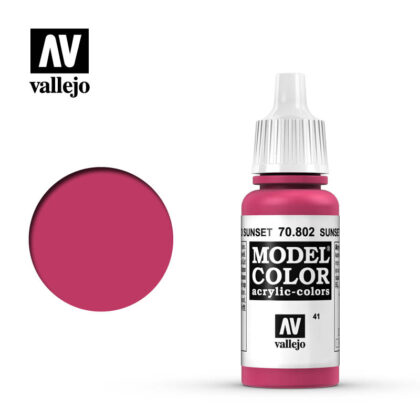 AV Vallejo Model Color 17ml - Sunset Red