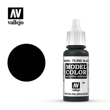 AV Vallejo Model Color 17ml - Matt Black