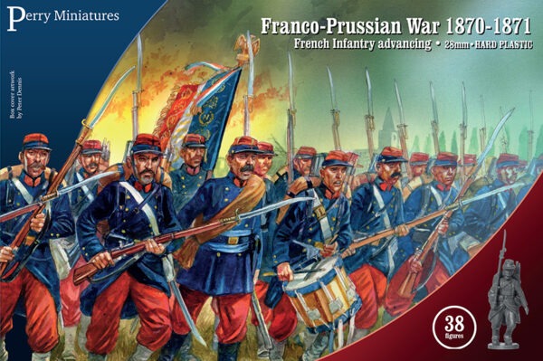 Franco Prussian War French Infantry Advancing