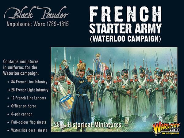 Warlord Napoleonic French Starter Army (Waterloo Campaign)