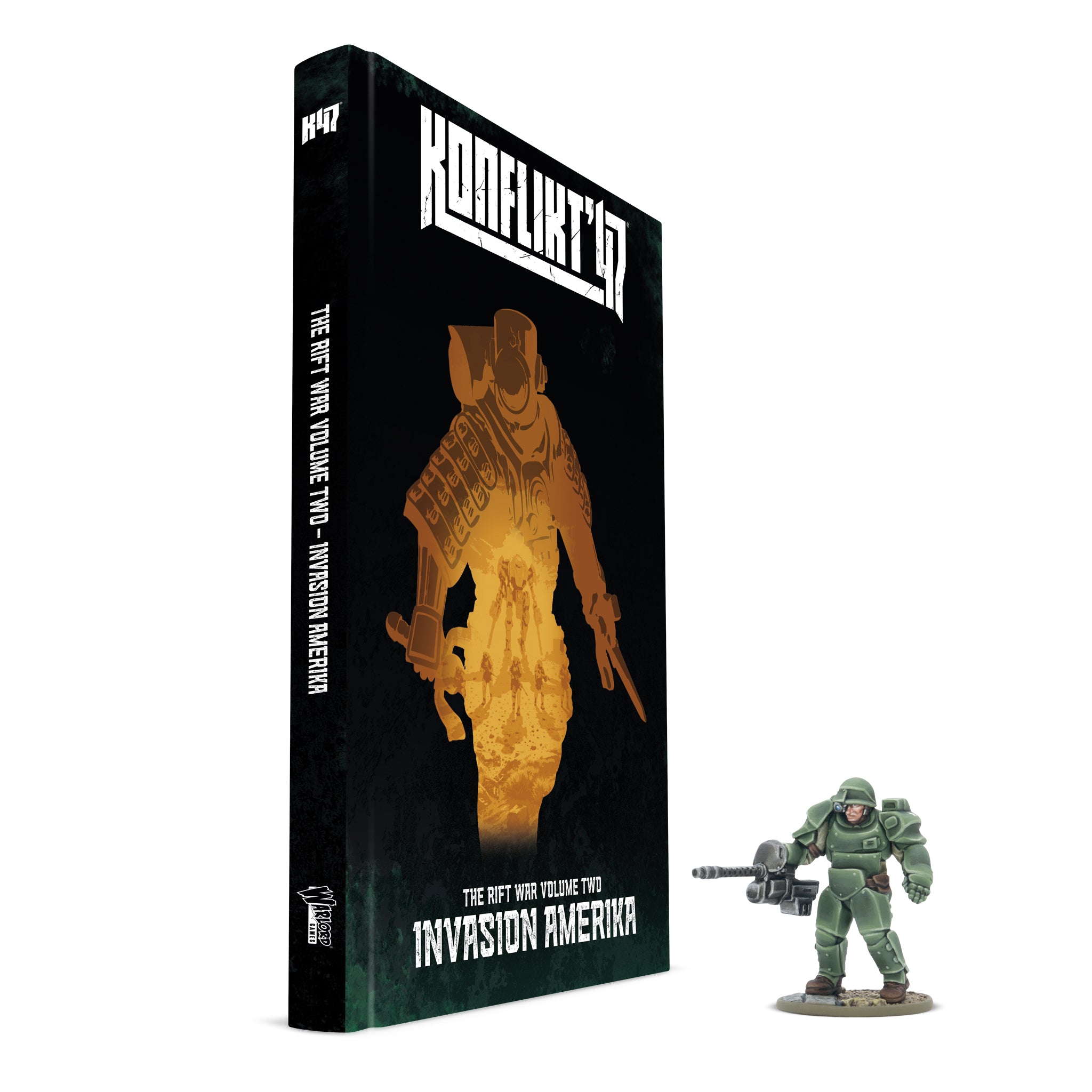 K47 - Invasion Amerika & 'T2 Prototype Heavy Armor' book miniature
