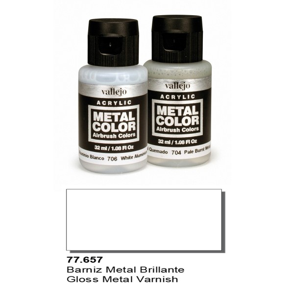 Vallejo Metal Color - Gloss Metal Varnish (32ml)