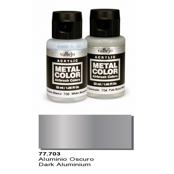 Vallejo Metal Color - Dark Aluminium (32ml)