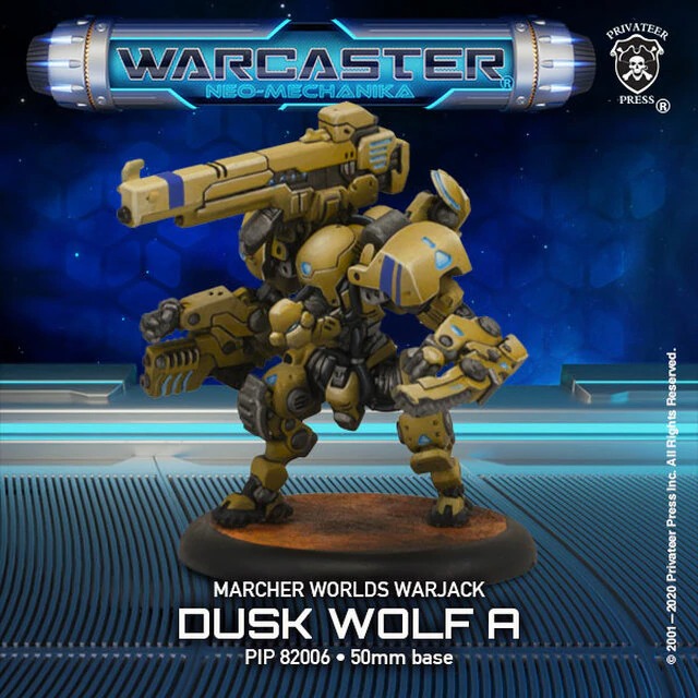 Marcher Worlds - Light Warjack Dusk Wolf A