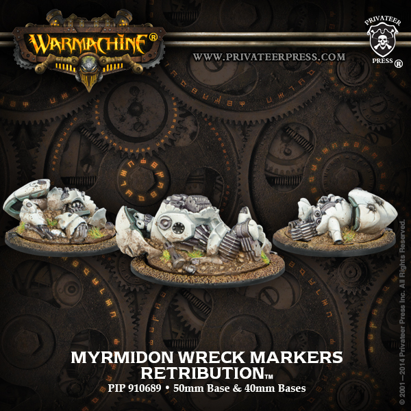 Wreck Markers Myrmidon Scyrah Warmachine