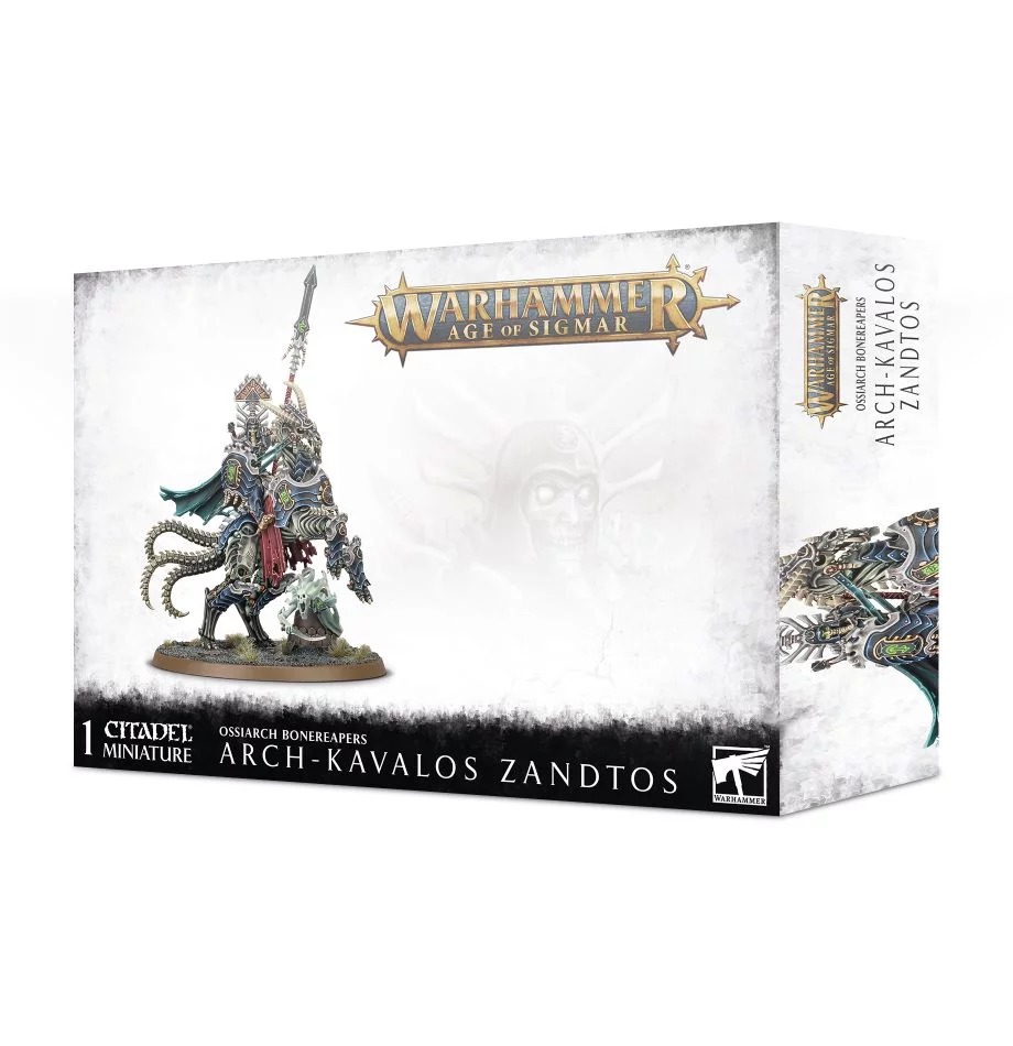 Ossiarch Bonereapers: Arch-Kavalos Zandtos, Dark Lance of Ossia