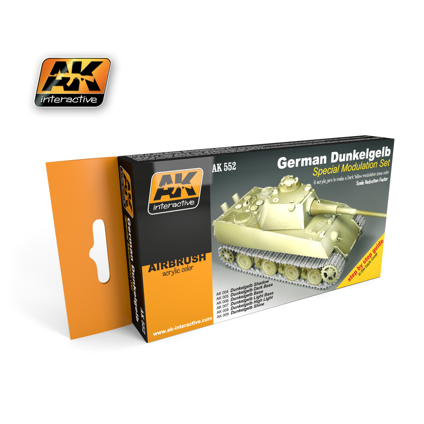 German Dunkelgelb Modulation Paint Set