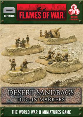 Desert Sandbags Dug-in Markers 