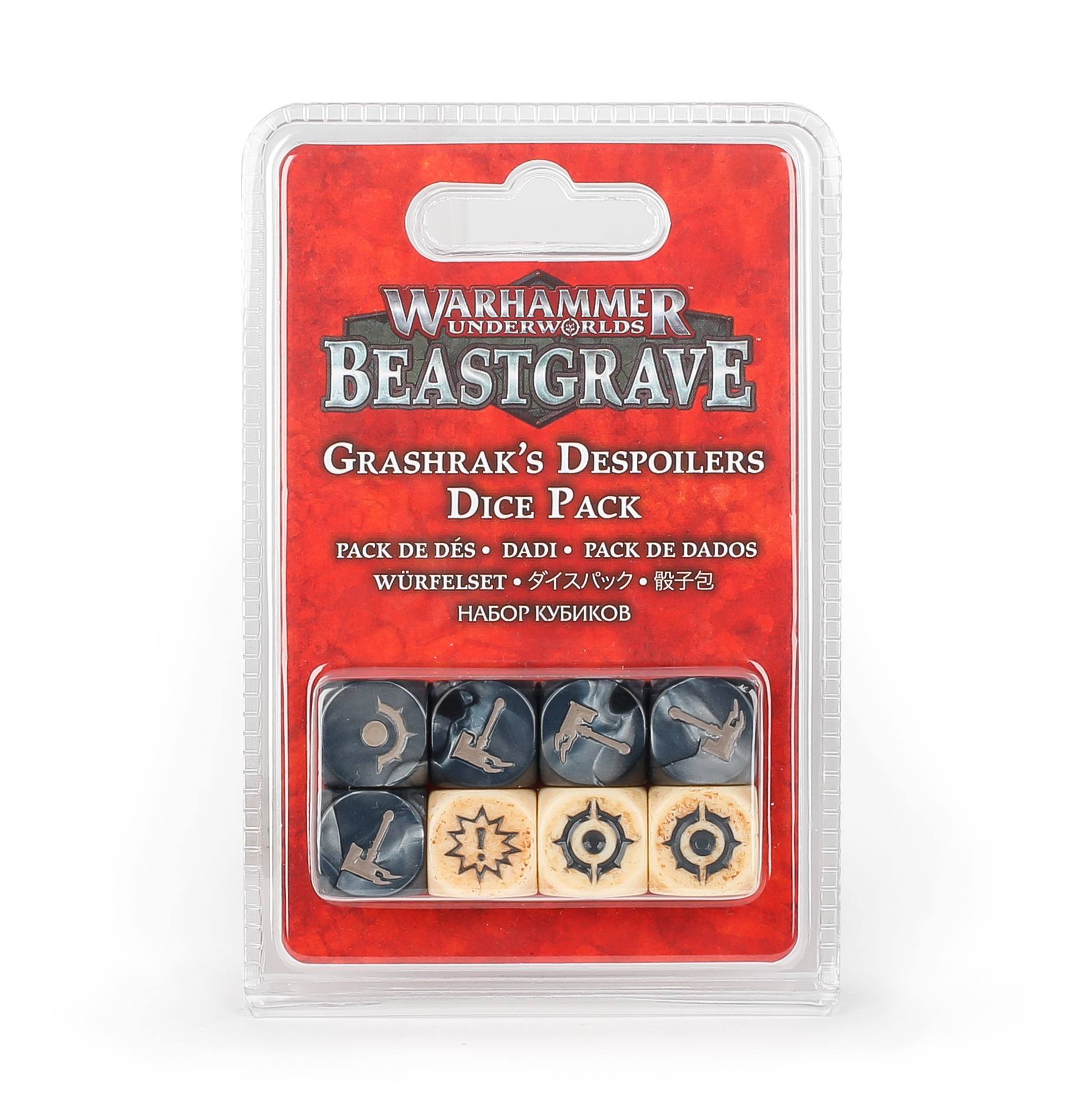 Warhammer Underworlds: Grashrak's Despoilers Dice Set