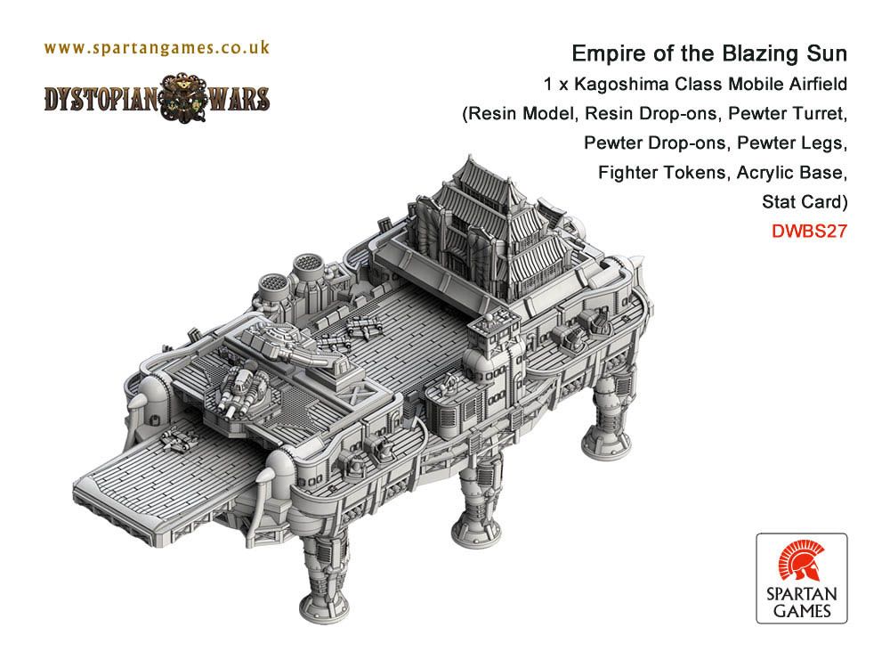 Empire of the Blazing Sun Kagoshima Class Mobile Airfield