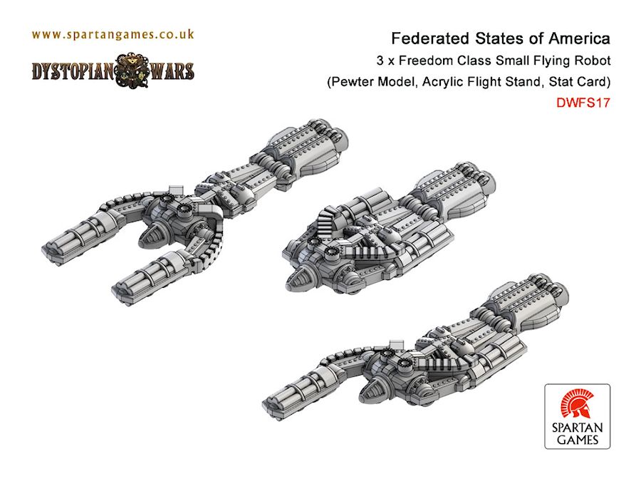 Federated States of America Freedom Class Small Flying Robots
