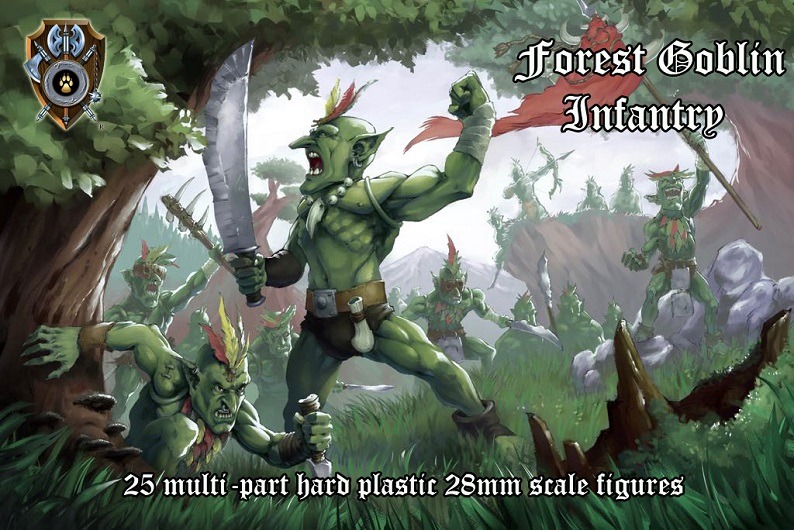3D Printable Mythic Goblin Infantry Kit By Warp Miniatures
