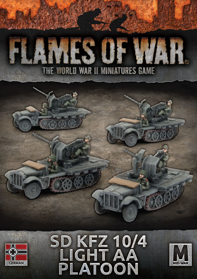 Sd Kfz 10/4 Light AA Platoon