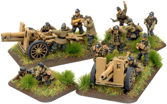 German Gebirgsjager 15cm sIG 33 Howitzer