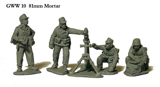 81mm Mortar and 4 Crew