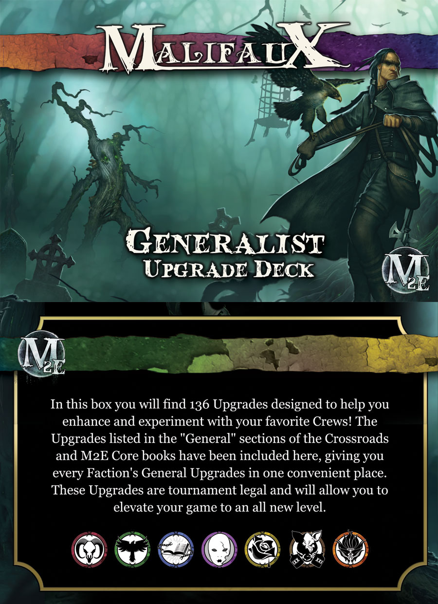 Malifaux Generalist Upgrade Deck