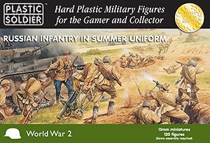 15mm WW2 Russian Infantry in Summer Uniform