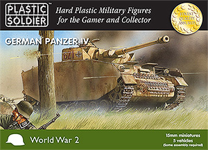 15mm WW2 German Panzer IV Tanks