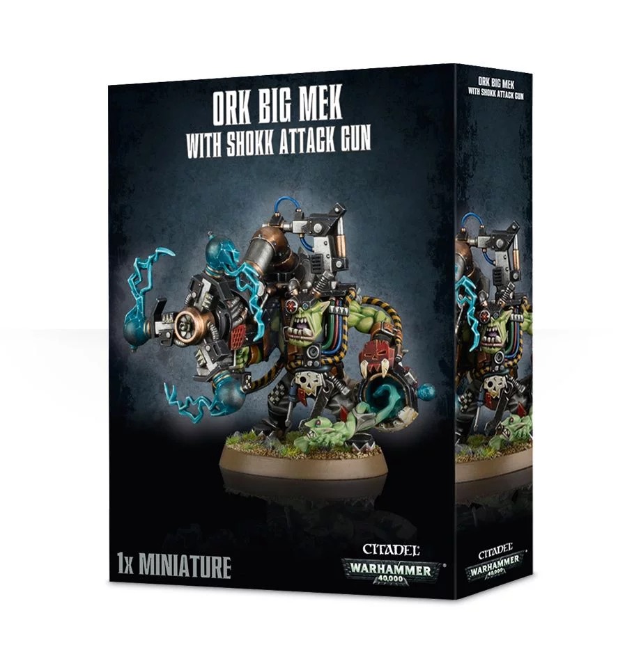 Ork Big Mek With Shokk Attack Gun (Plastic)