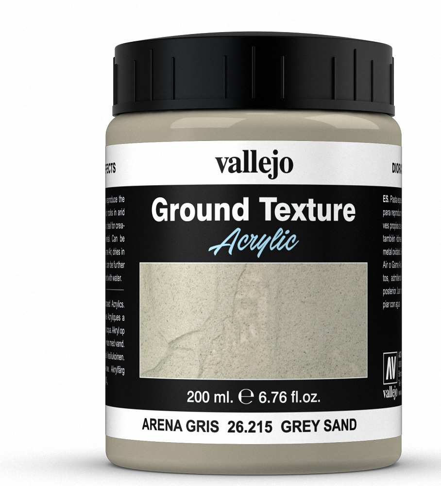 Vallejo Stone Textures - Grey Sand 200ml
