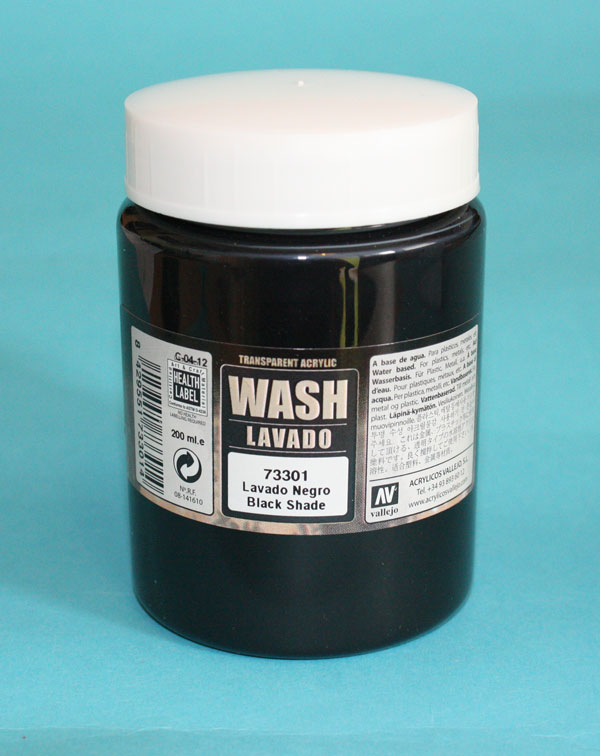 Vallejo Black Wash 200ml
