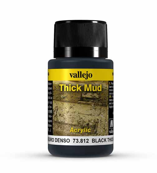 Black Thick Mud Vallejo Weathering