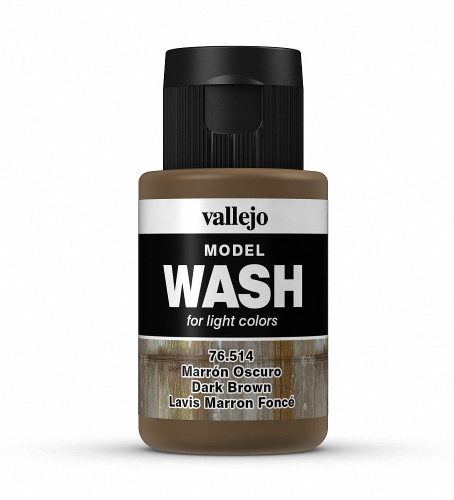 Vallejo Model Wash 35ml - Dark Brown Wash  