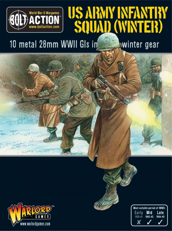 American Infantry Squad in Winter Clothing