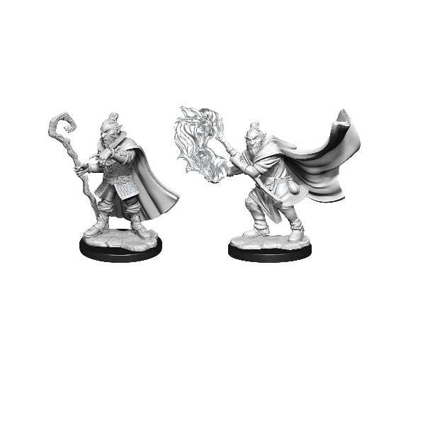 D&D Nolzur's Miniatures: Hobgoblin Fighter & Wizard - Unpainted Primed DND RPG Figures - View #11