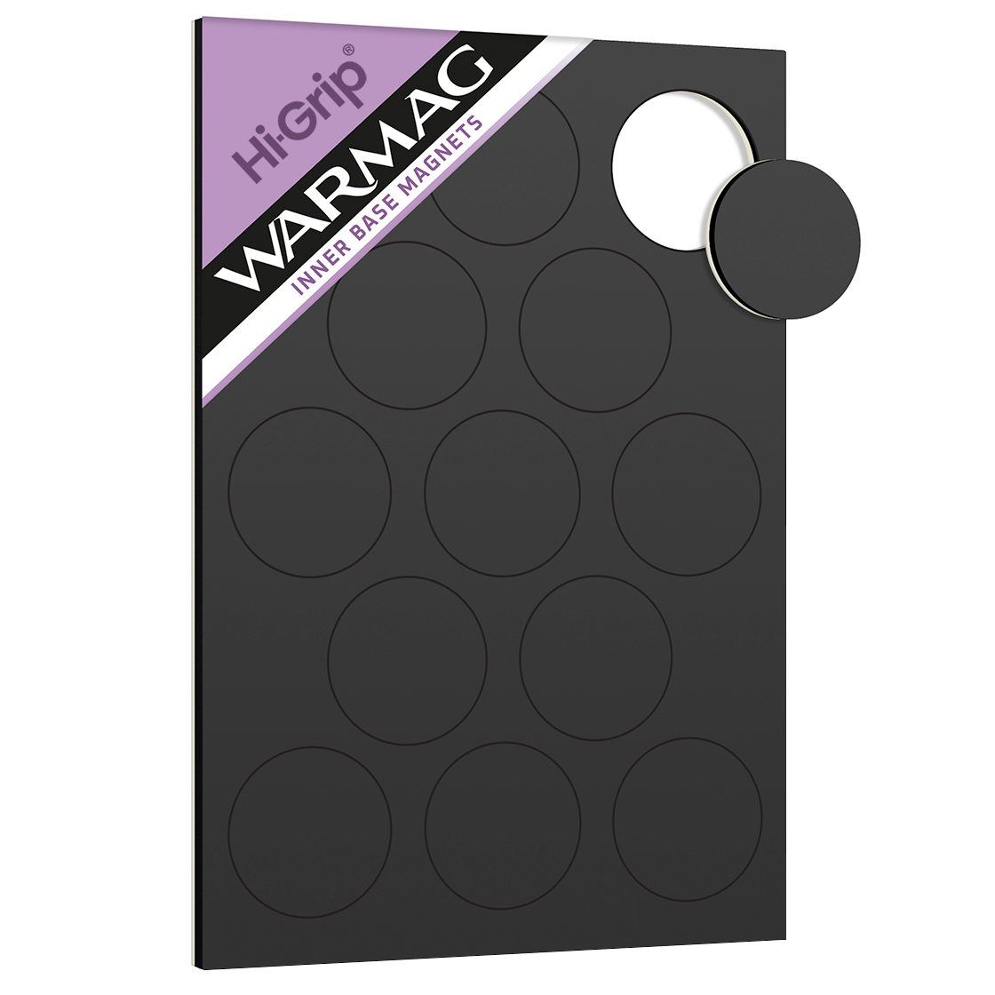 Hi-Grip® Inner Base Magnets to fit inside 32mm bases 60 Pack