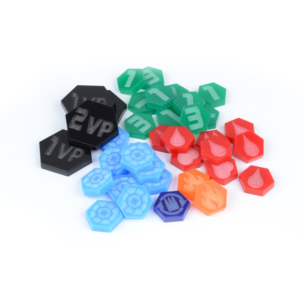 Deadzone 2nd Edition Acrylic Counter Set