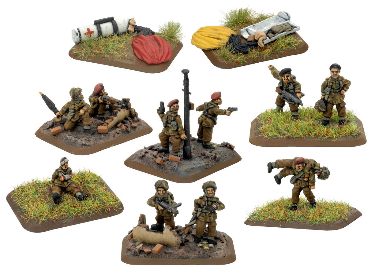British Lieutenant-Colonel Frost and Parachute Commanders 