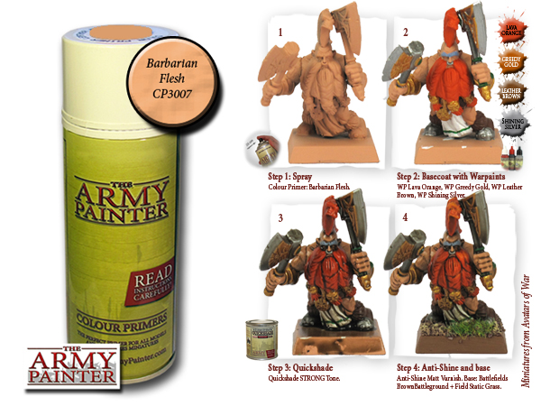 Barbarian Flesh Army Painter Spray