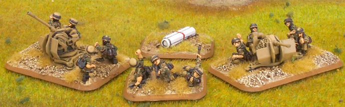 German Fallschirmjager Anti-Aircraft Gun Platoon