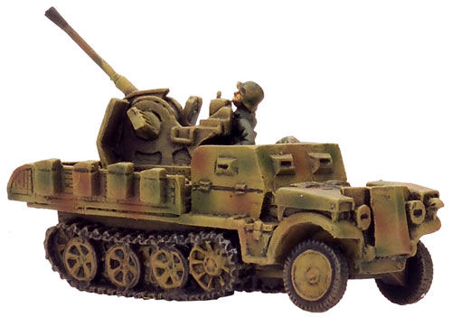 German SdKfz 10/5 (2cm FlaK 38) Armoured