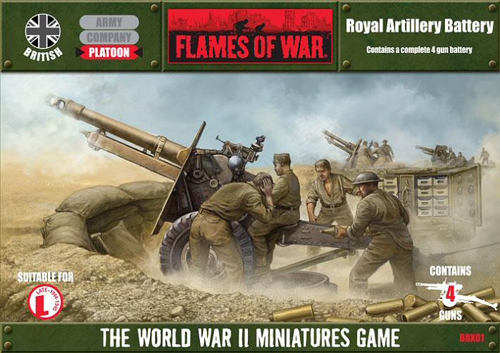 British Royal Artillery Battery