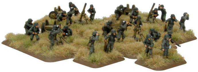 German 12cm sGW43 Heavy Mortar Platoon
