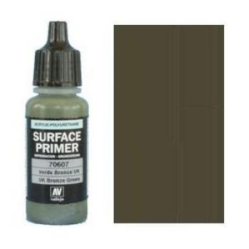 Vallejo Acrylic Primer UK Bronze Green 17ml