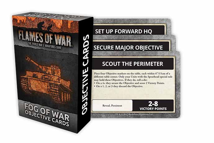 Fog Of War Objective Cards