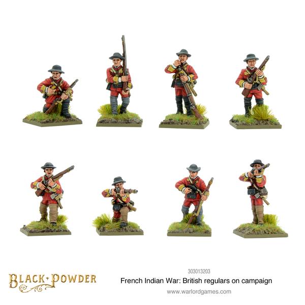 Black Powder British Regulars on Campaign