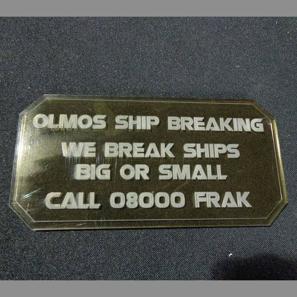 SIGN G - OLMOS SHIP BREAKING