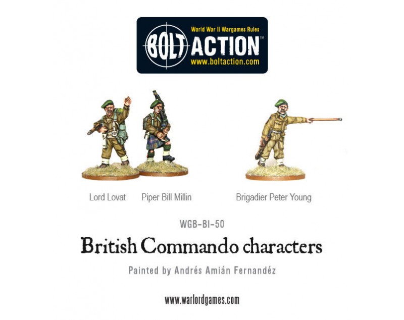 British Commando Characters - WarGameStore