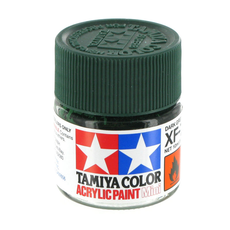 Tamiya 10ml Acrylic Mini XF-70 Dark Green 2
