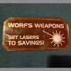 SIGN H - WORF'S WEAPONS