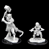 Critical Role Unpainted Miniatures: Clasp Cutthroat & Enforcer